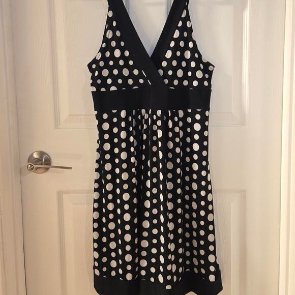 Polka Dot Sleeveless Dress - Picture 3 of 3